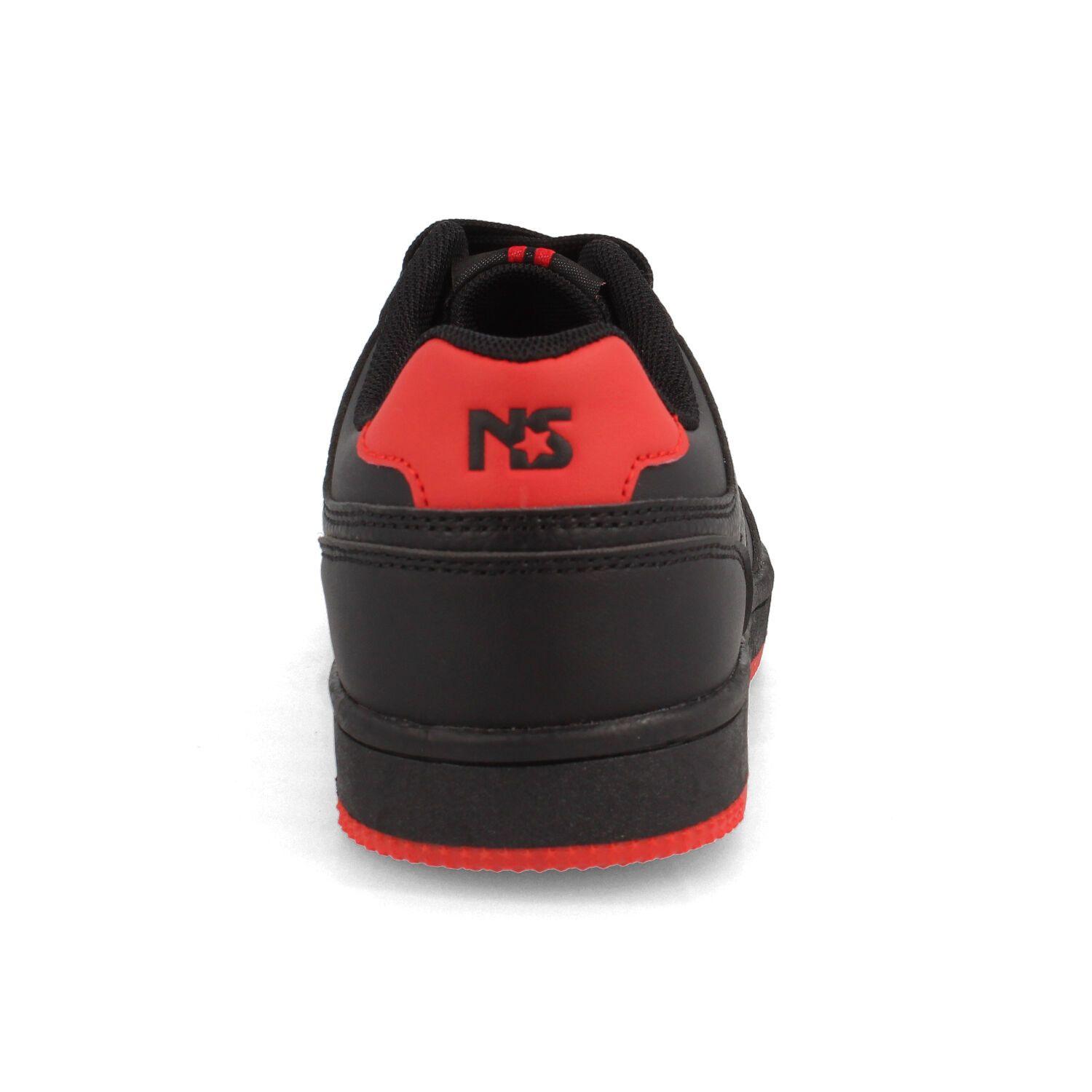 Zapatilla Niño North Star Michael Negro-Rojo-2