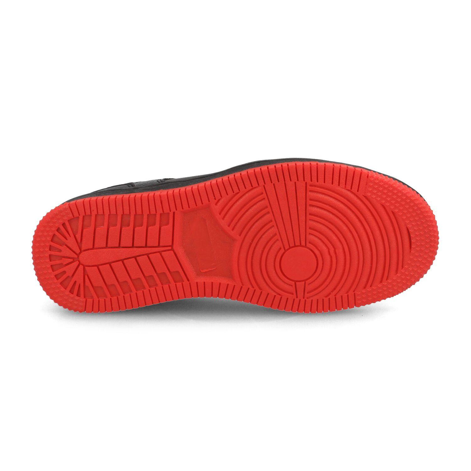 Zapatilla Niño North Star Michael Negro-Rojo-4