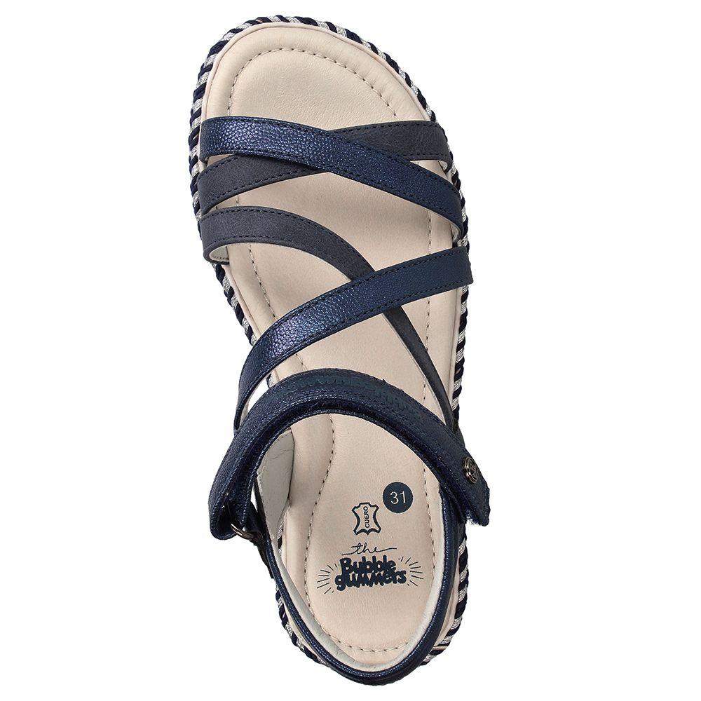 SANDALIA NIÑA BUBBLEGUMMERS TANZANIA AZUL MARINO 30-33-5