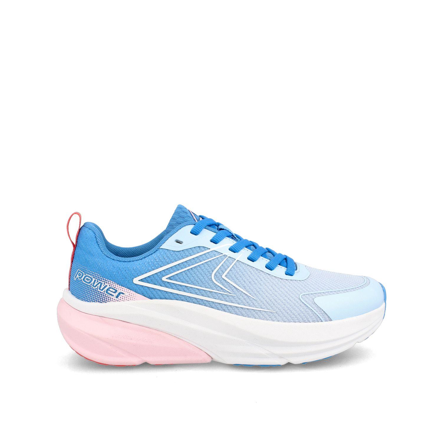 Zapatilla Mujer Power Duofoam Max 500 Delux Azul-Rosado-0