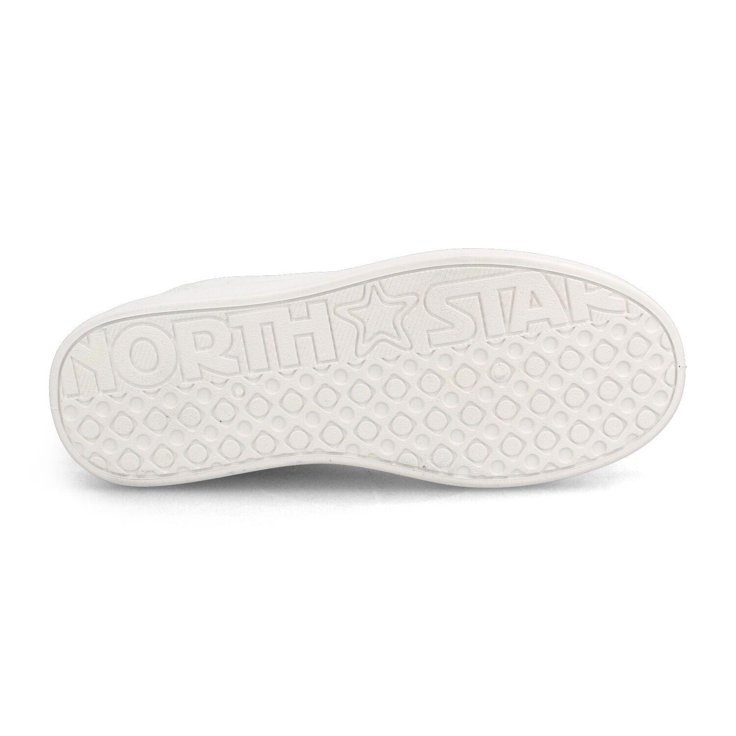 Zapatilla Mujer North Star New Skater Blanco-Verde-4