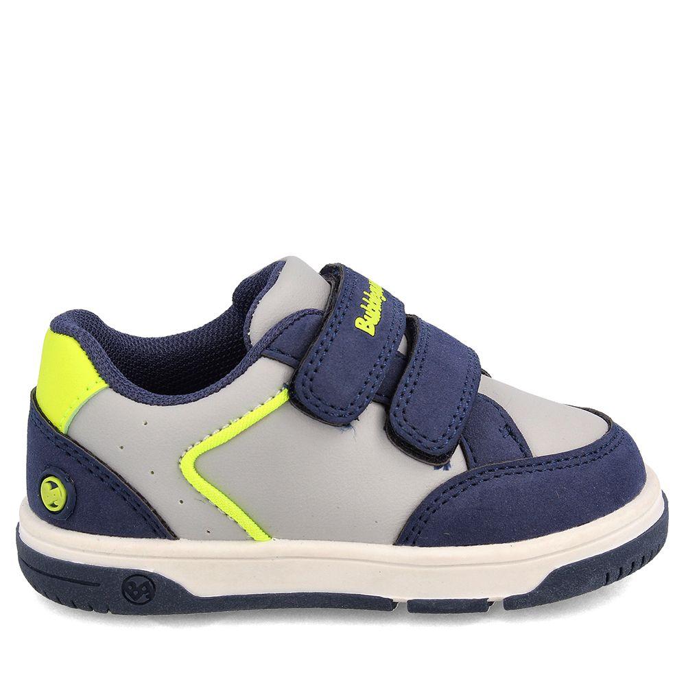 ZAPATILLA NIÑO BUBBLEGUMMERS BALLOU GRIS CLARO 26-29-4