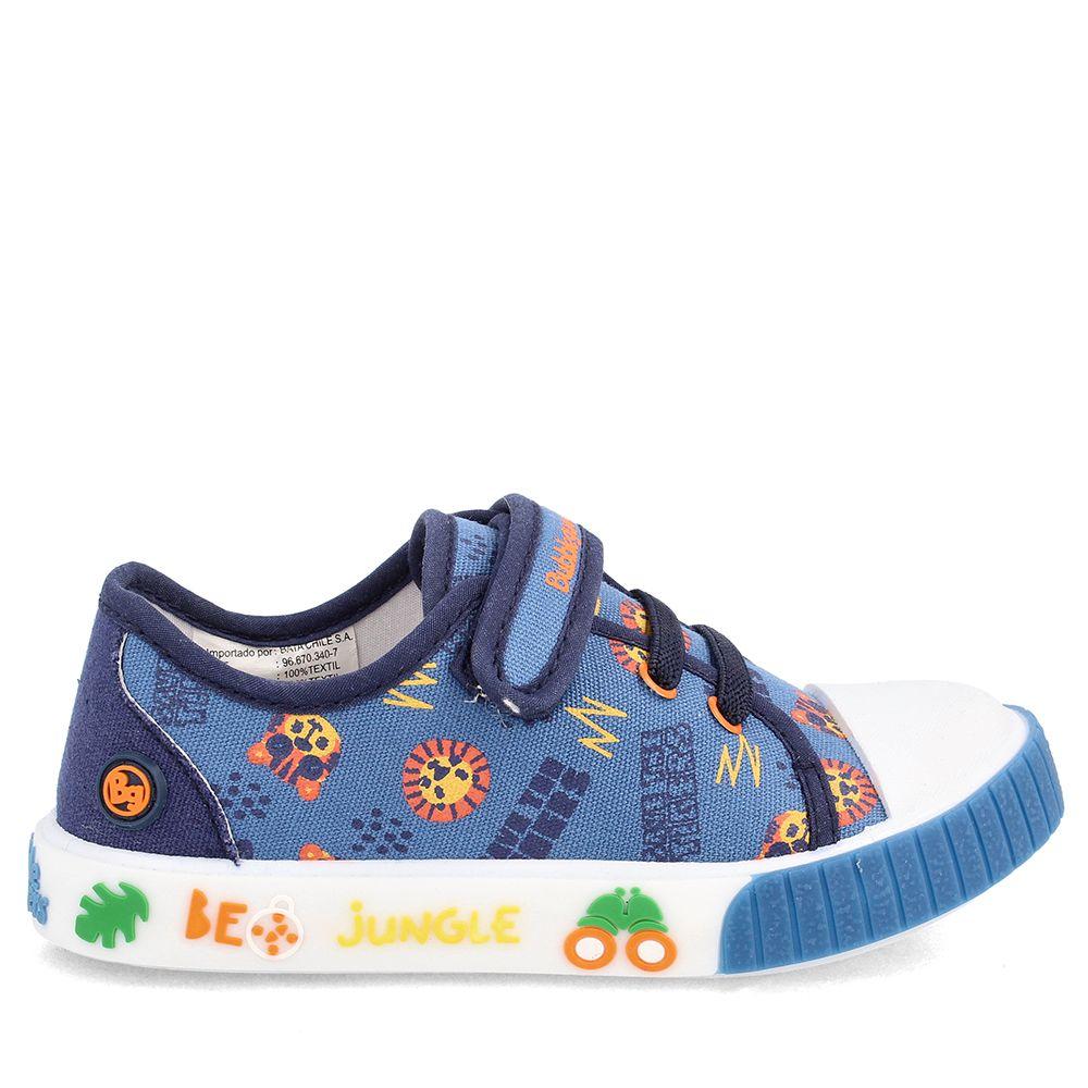 ZAPATILLA NIÑO BUBBLEGUMMERS BLOOM AZUL 22-25-4
