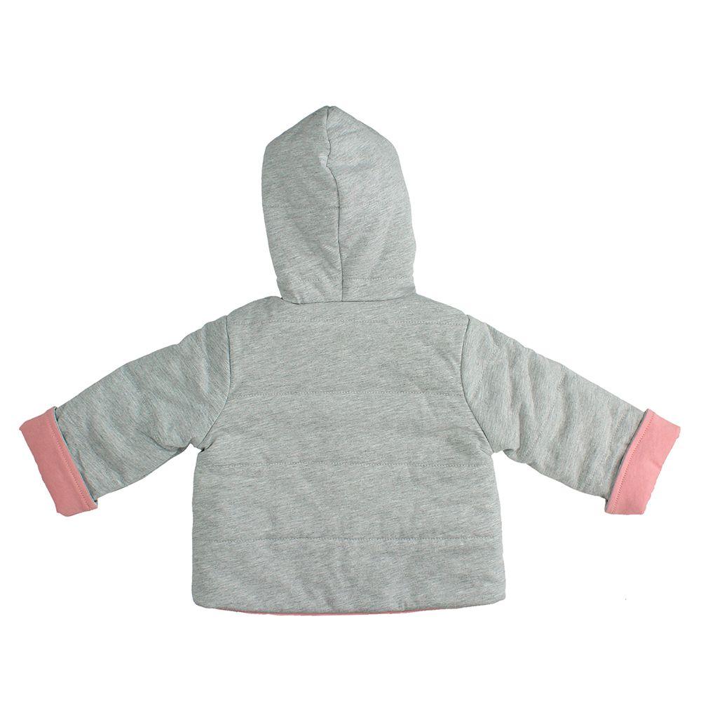 CHAQUETA NIÑA BUBBLEGUMMERS DOTS GRIS-1
