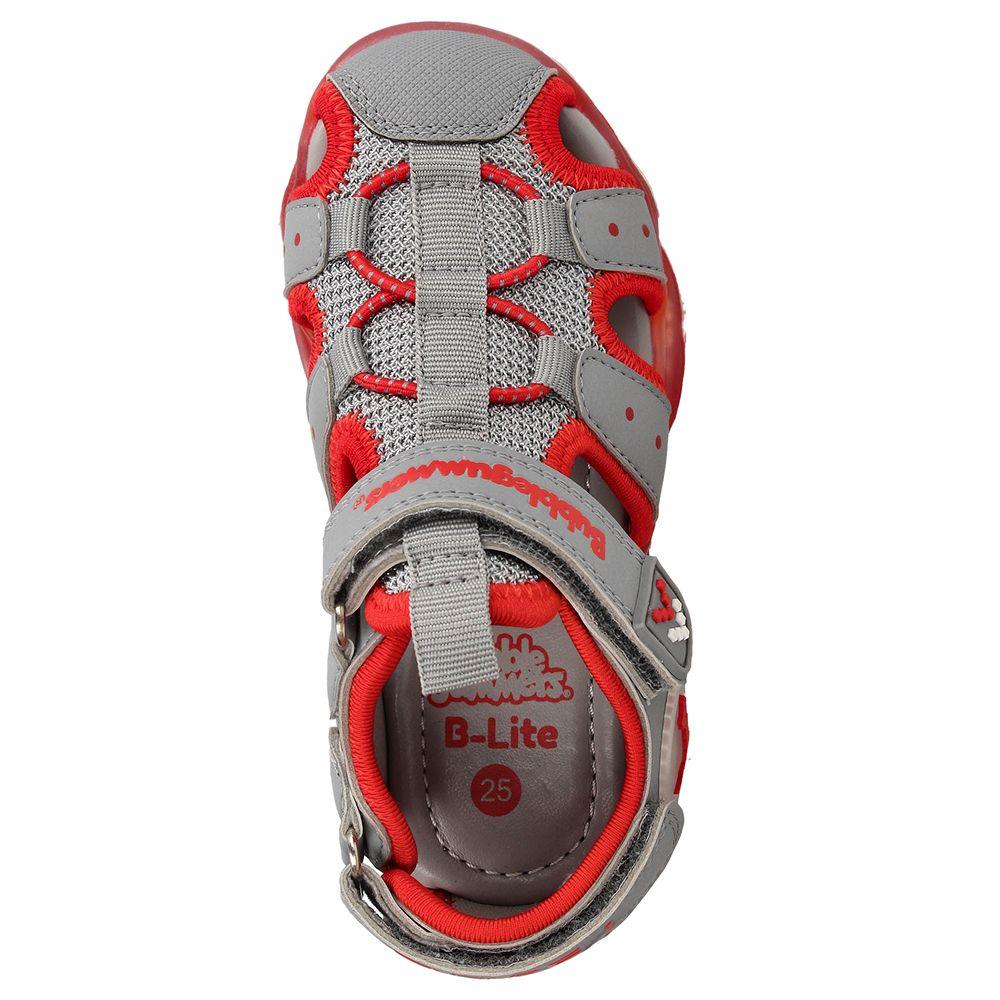 SANDALIA NIÑO BUBBLEGUMMERS UNAI GRIS 18-21-5