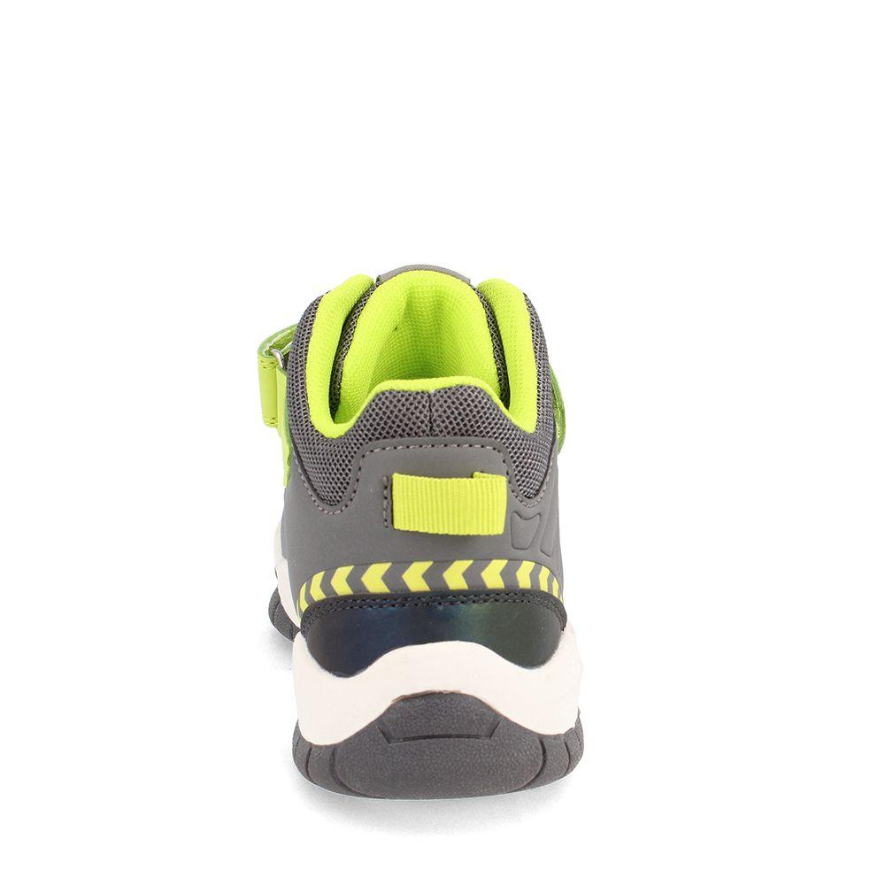 ZAPATILLA NIÑO BUBBLEGUMMERS BASKET RING GRIS CLARO 26 - 29-2