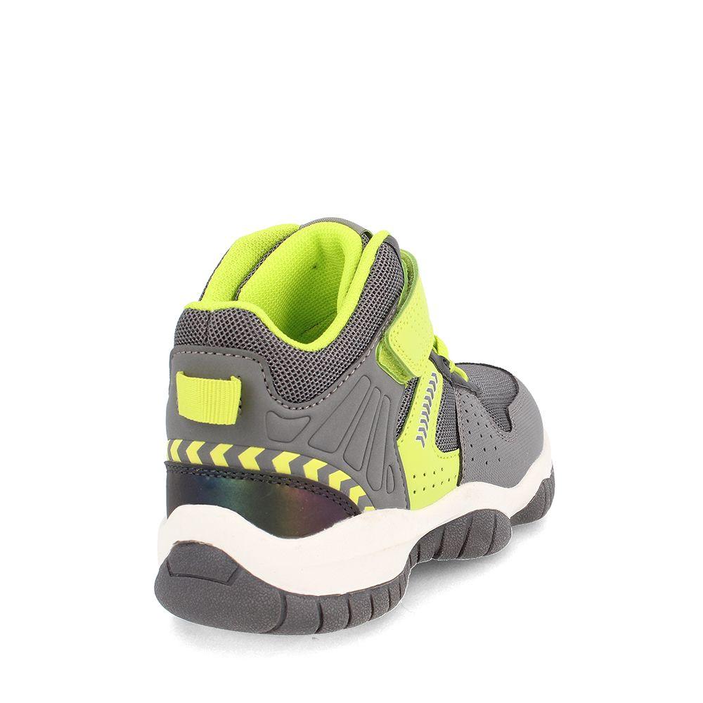 ZAPATILLA NIÑO BUBBLEGUMMERS BASKET RING GRIS CLARO 26 - 29-3