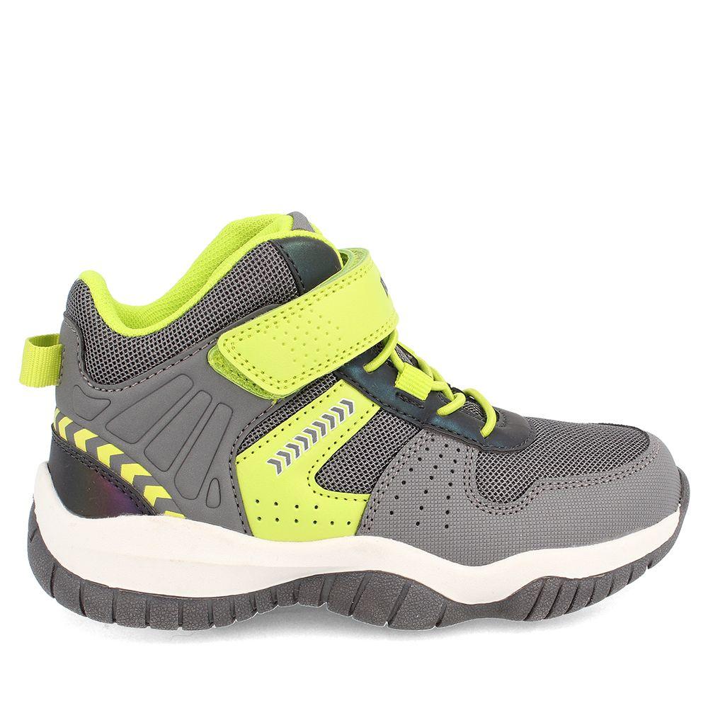 ZAPATILLA NIÑO BUBBLEGUMMERS BASKET RING GRIS CLARO 26 - 29-4