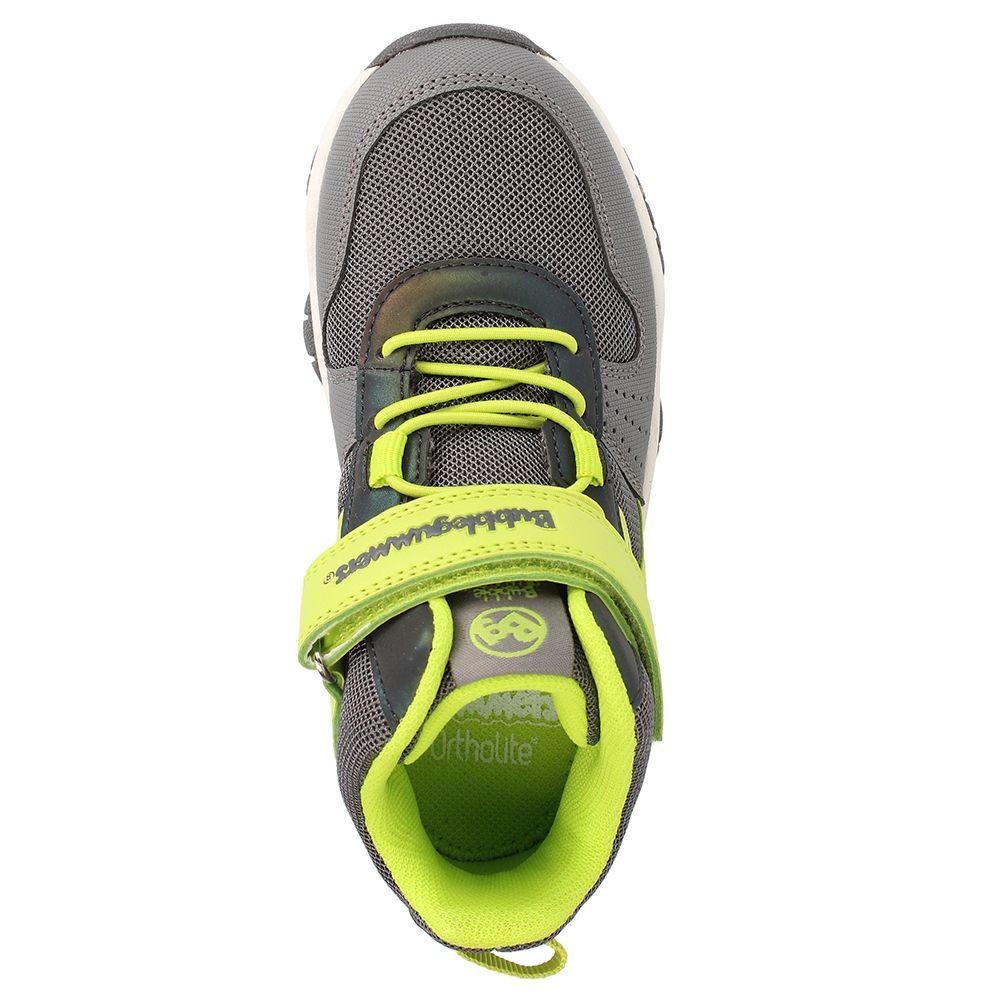 ZAPATILLA NIÑO BUBBLEGUMMERS BASKET RING GRIS CLARO 26 - 29-5