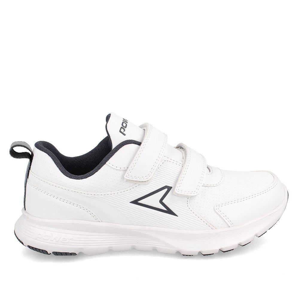 Zapatilla Escolar Niño Power Wave Strive Blanco-4