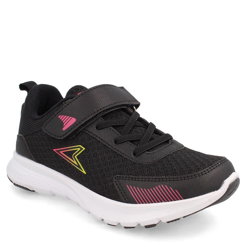 ZAPATILLA NIÑA POWER WAVE BELMONTE V1 NEGRO 30-33-0