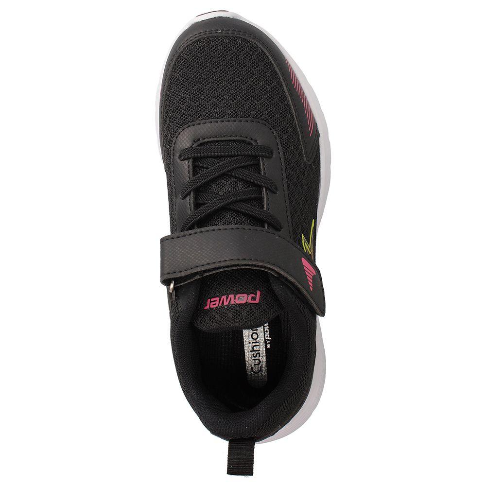 ZAPATILLA NIÑA POWER WAVE BELMONTE V1 NEGRO 30-33-5