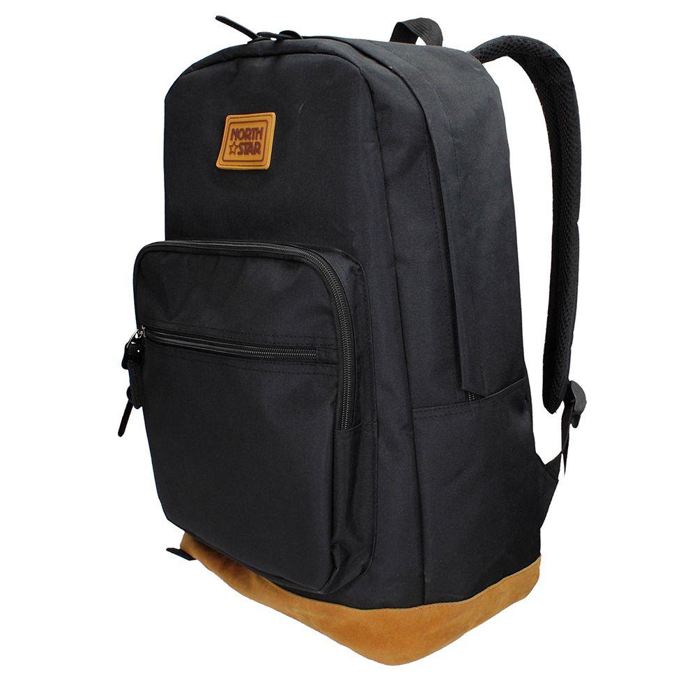 MOCHILA ESCOLAR NORTH STAR  NEGRO-3