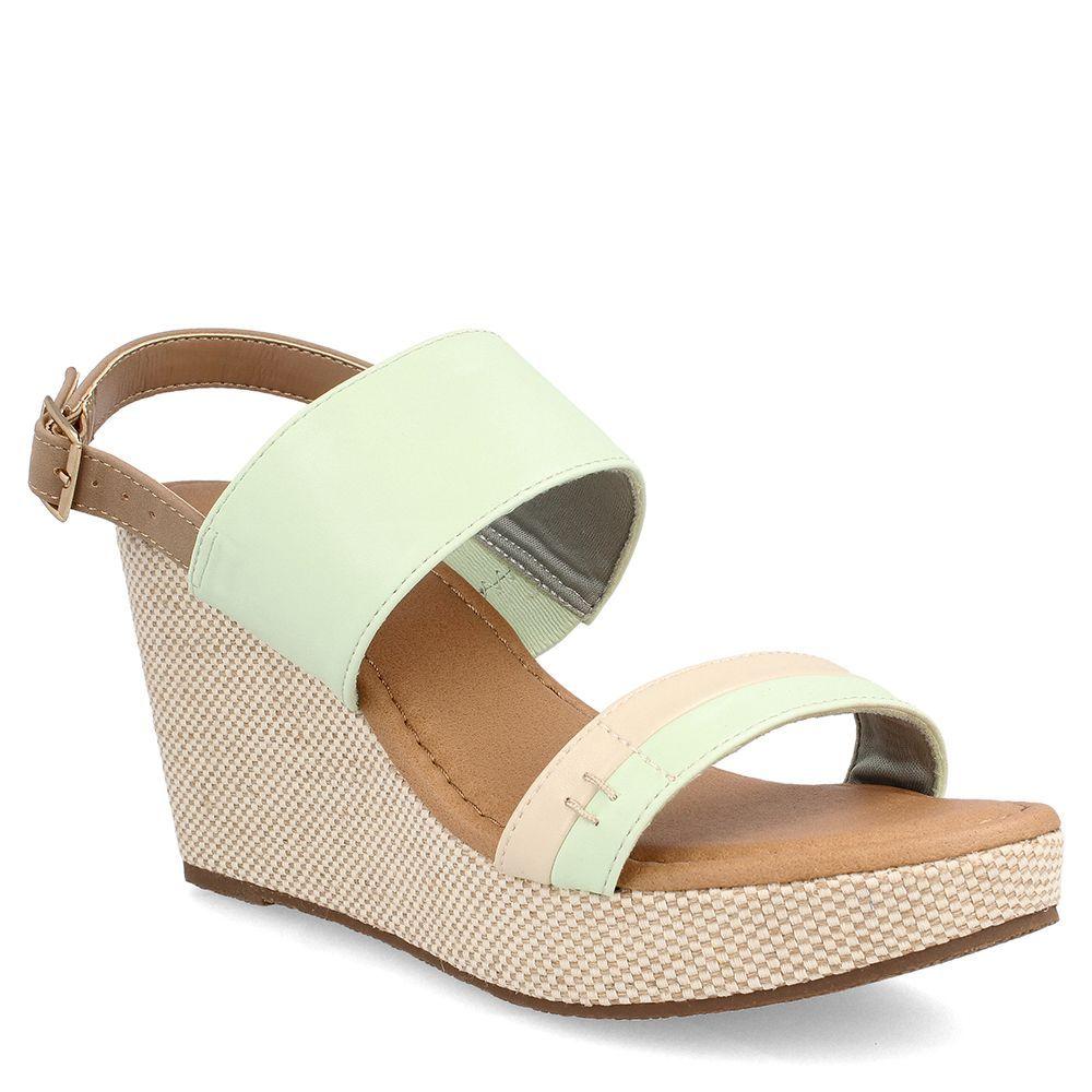 SANDALIA MUJER BATA ANDREA MENTA- VERDE-0