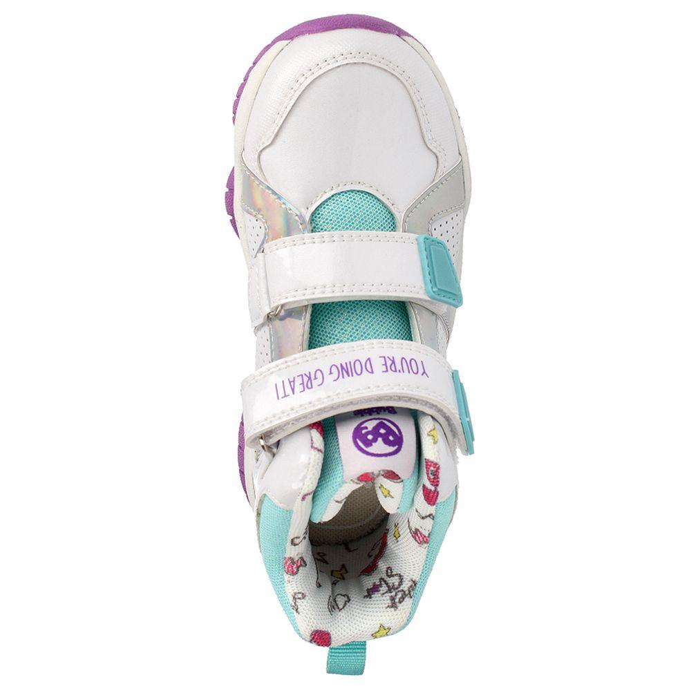 ZAPATILLA NIÑA BUBBLEGUMMERS BASKET RING WHITE-BLUE 26 - 29-5