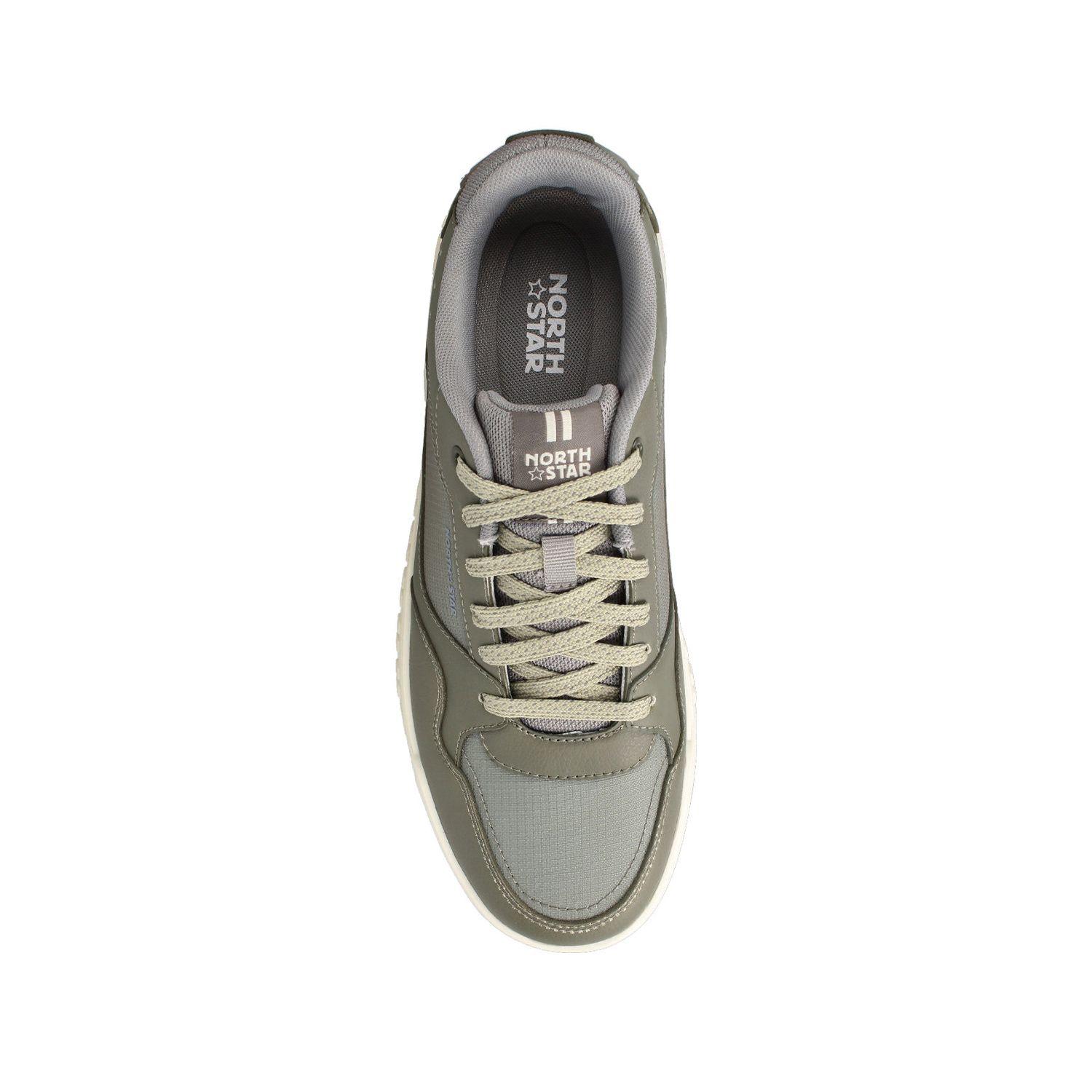 Zapatilla Hombre North Star Skater Wave Verde Militar-3
