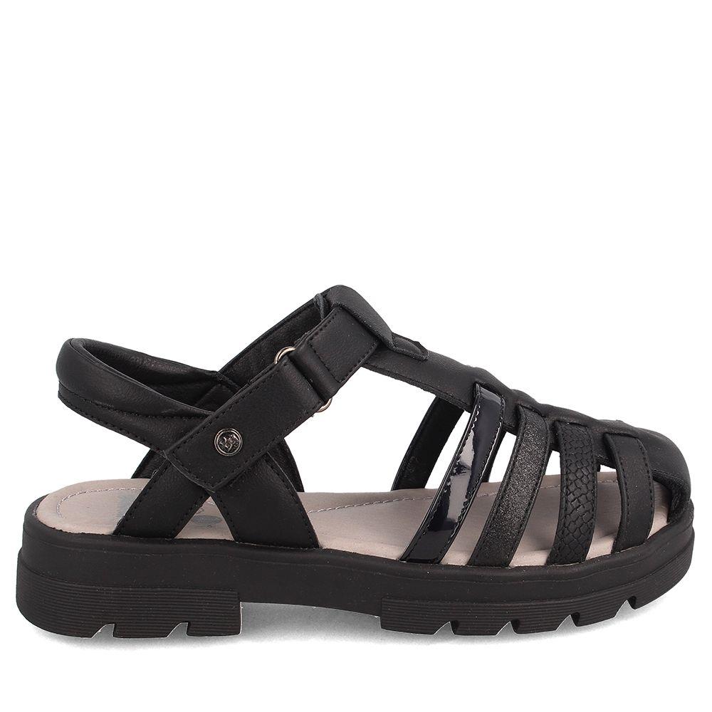 SANDALIA NIÑA BUBBLEGUMMERS MARILU NEGRO 30-33-4