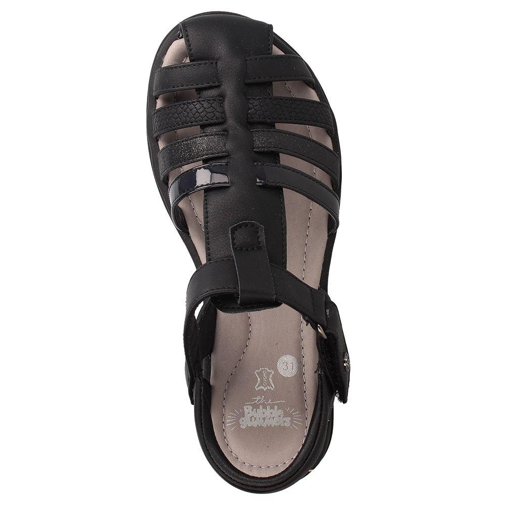 SANDALIA NIÑA BUBBLEGUMMERS MARILU NEGRO 30-33-5