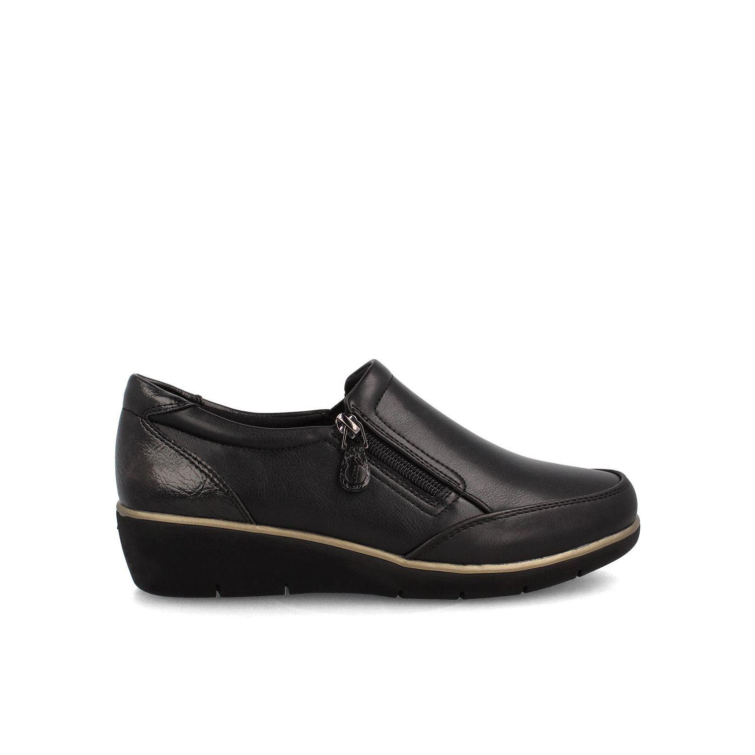 Mocasin Mujer Bata Frida Negro-0