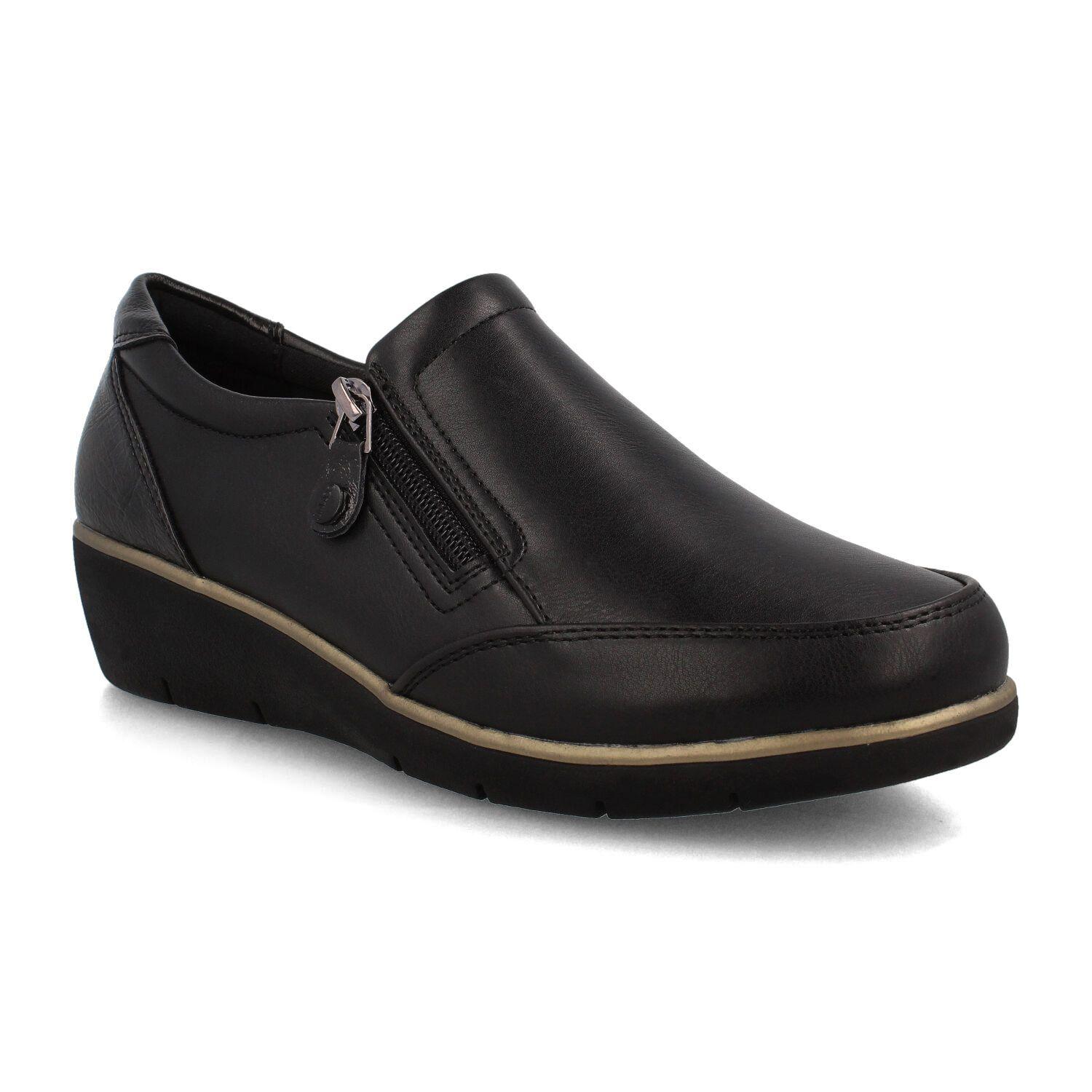 Mocasin Mujer Bata Frida Negro-1