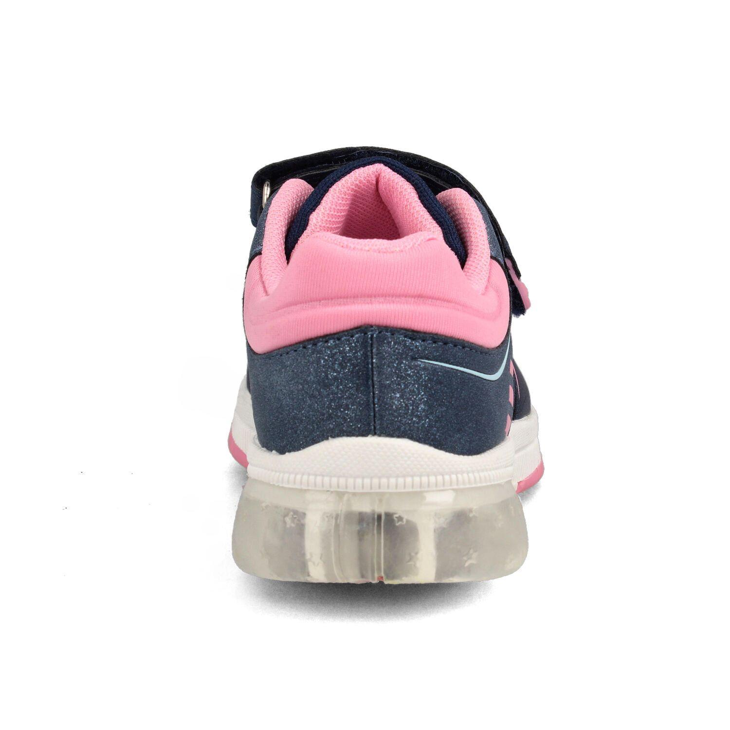 Zapatilla Niña Bubblegummers Ocean Azul Marino - Rosa-2
