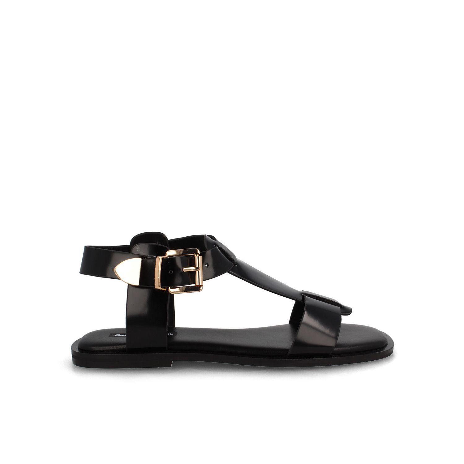 Sandalia Mujer Bata Taylor Negro-0