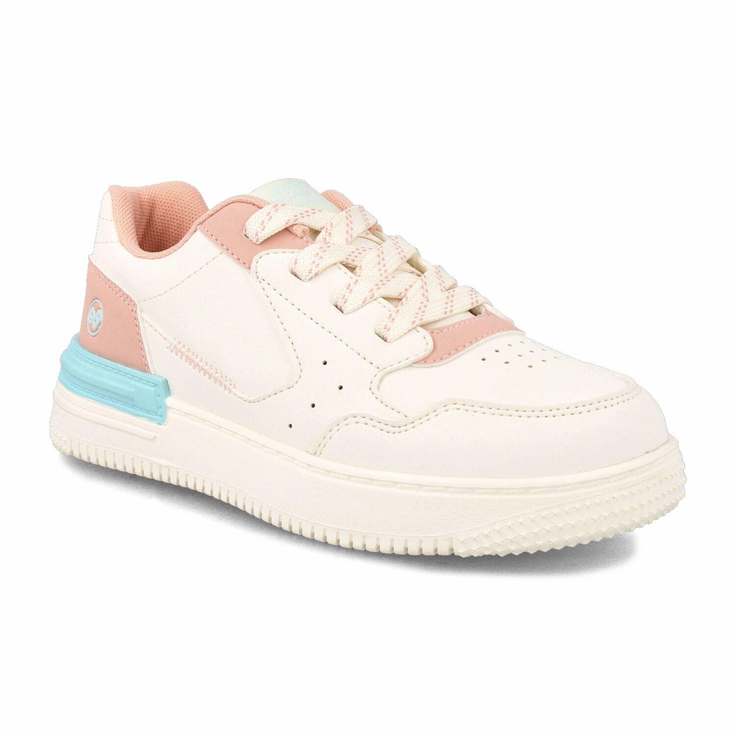 Zapatilla Niña Bubblegummers Aticuss Blanco - Rosa Claro-1
