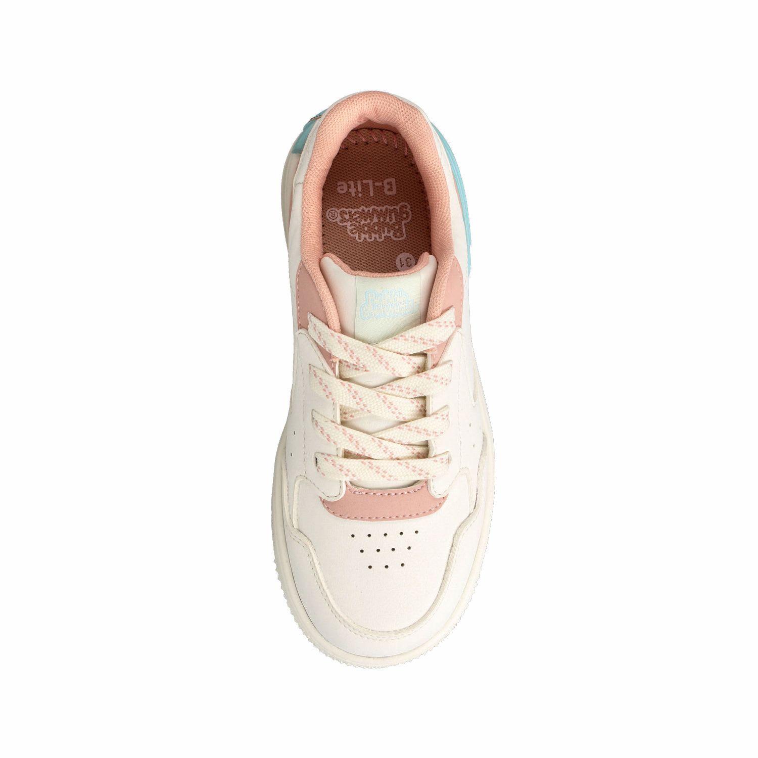 Zapatilla Niña Bubblegummers Aticuss Blanco - Rosa Claro-3