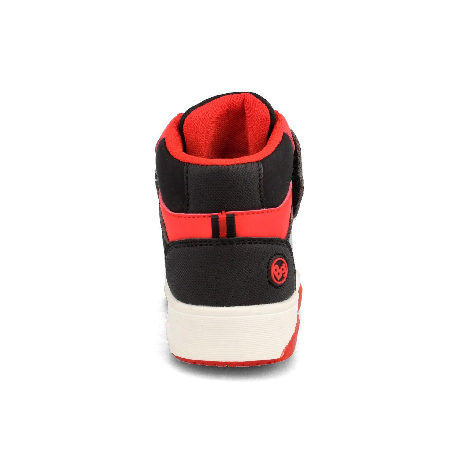 Zapatilla Niño Bubblegummers Eden Negro-Rojo-2