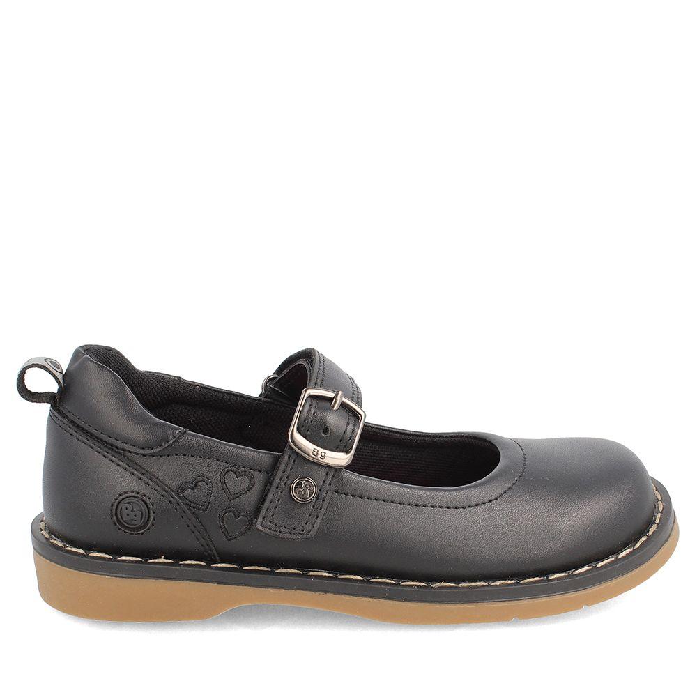 ZAPATO ESCOLAR NIÑA BUBBLEGUMMERS BABY STAR NEGRO 30-33-4