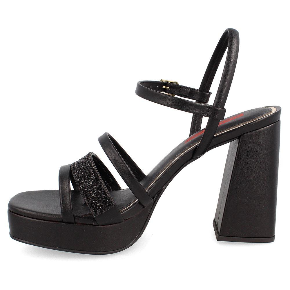 SANDALIA MUJER BATA RED LABEL DAIA NEGRO-1