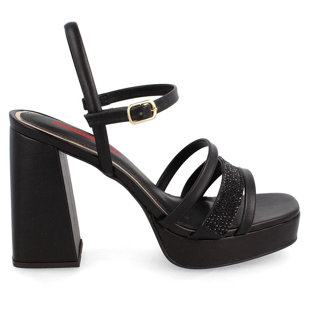 SANDALIA MUJER BATA RED LABEL DAIA NEGRO-4