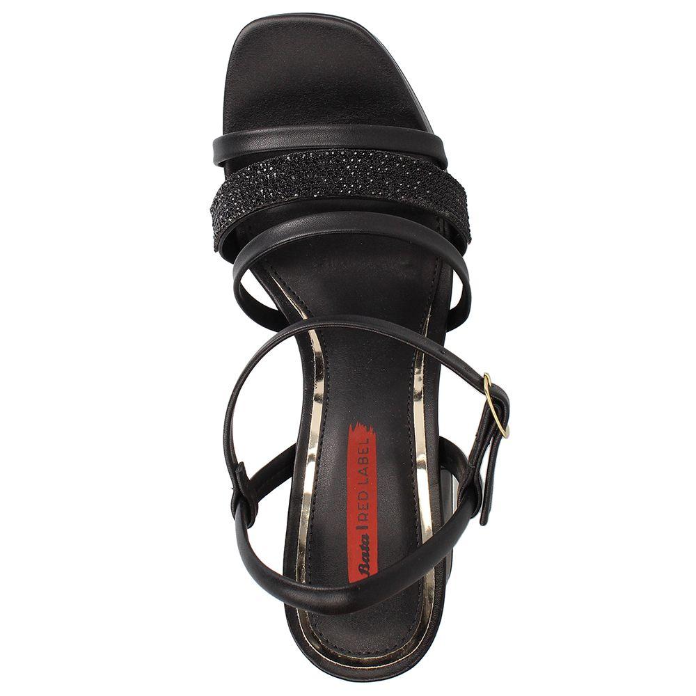 SANDALIA MUJER BATA RED LABEL DAIA NEGRO-5