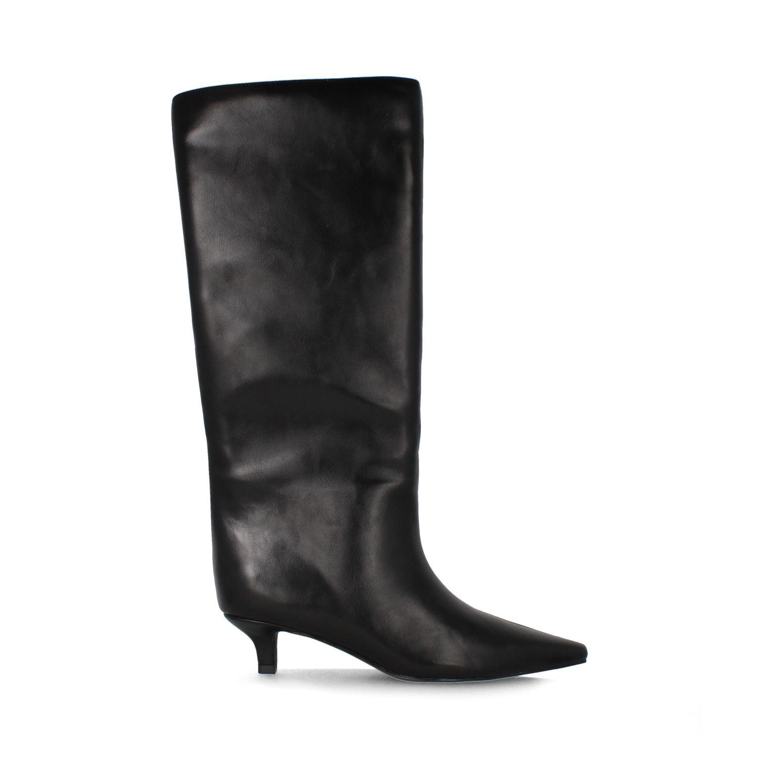 Bota Mujer Bata Maya Negro-0