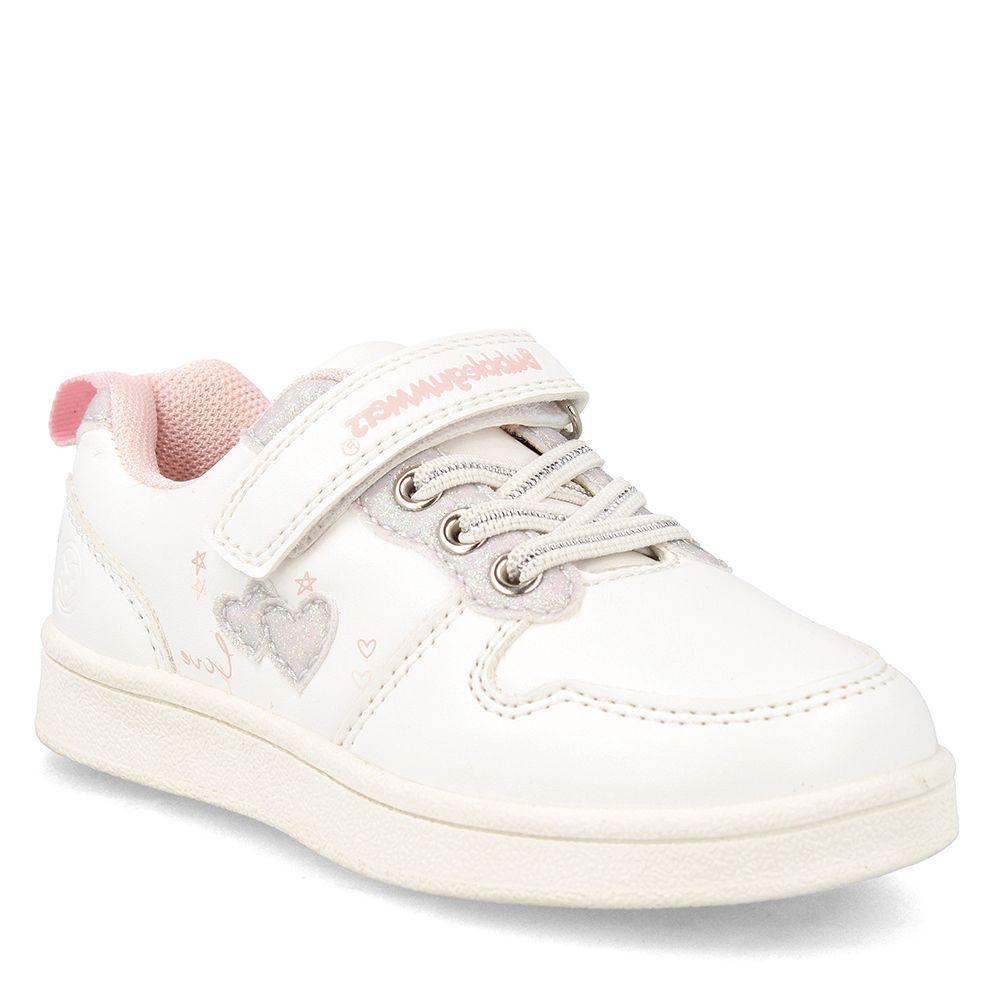 Zapatilla Niña Bubblegummers Clavel Blanco-1