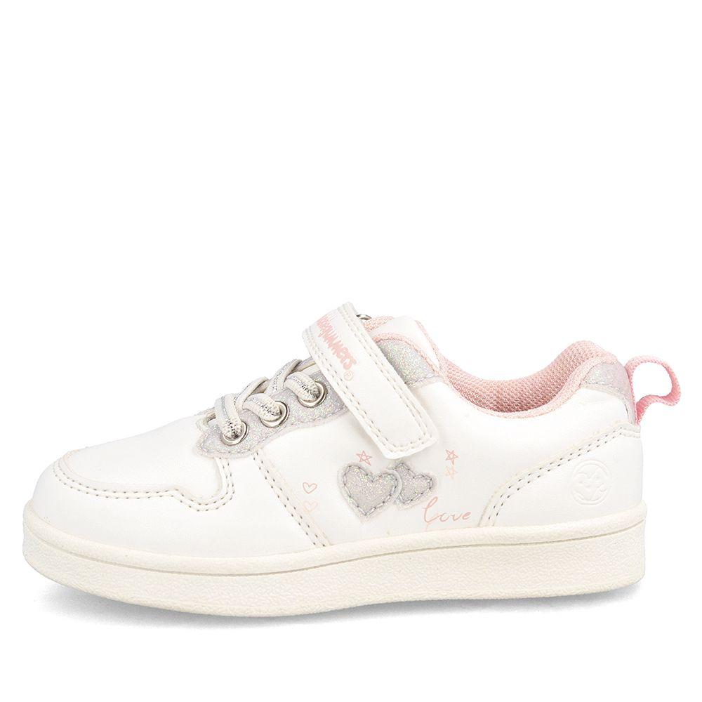 Zapatilla Niña Bubblegummers Clavel Blanco-4