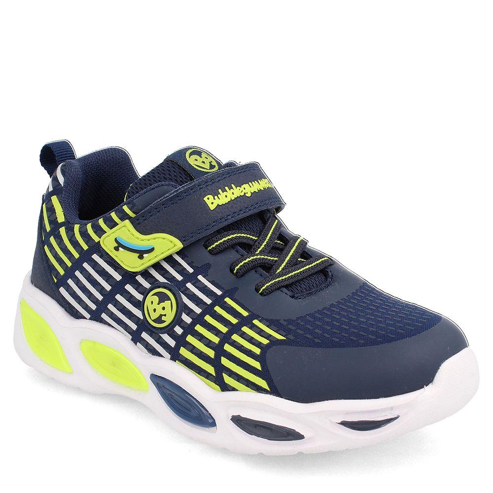 ZAPATILLA NIÑO BUBBLEGUMMERS KEPLER NEGRO - VERDE 30 - 33-0