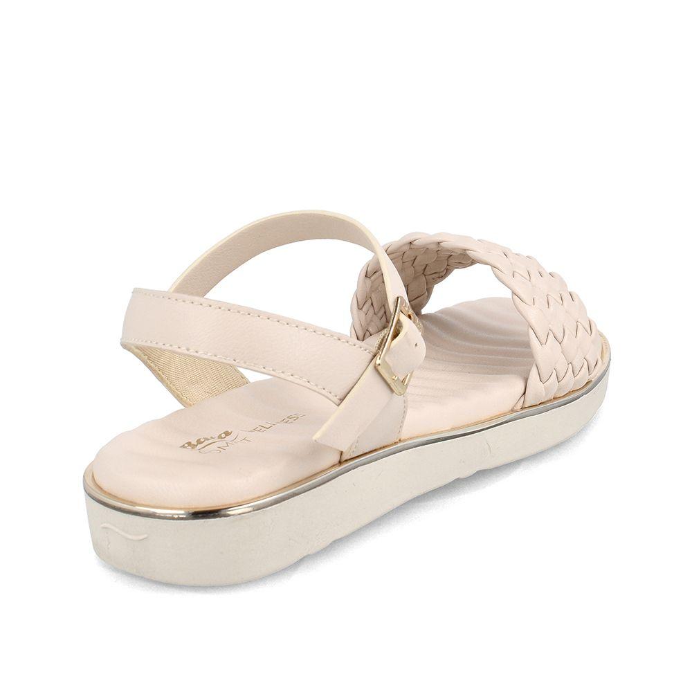 Sandalia Mujer Bata Megan Blanco-3