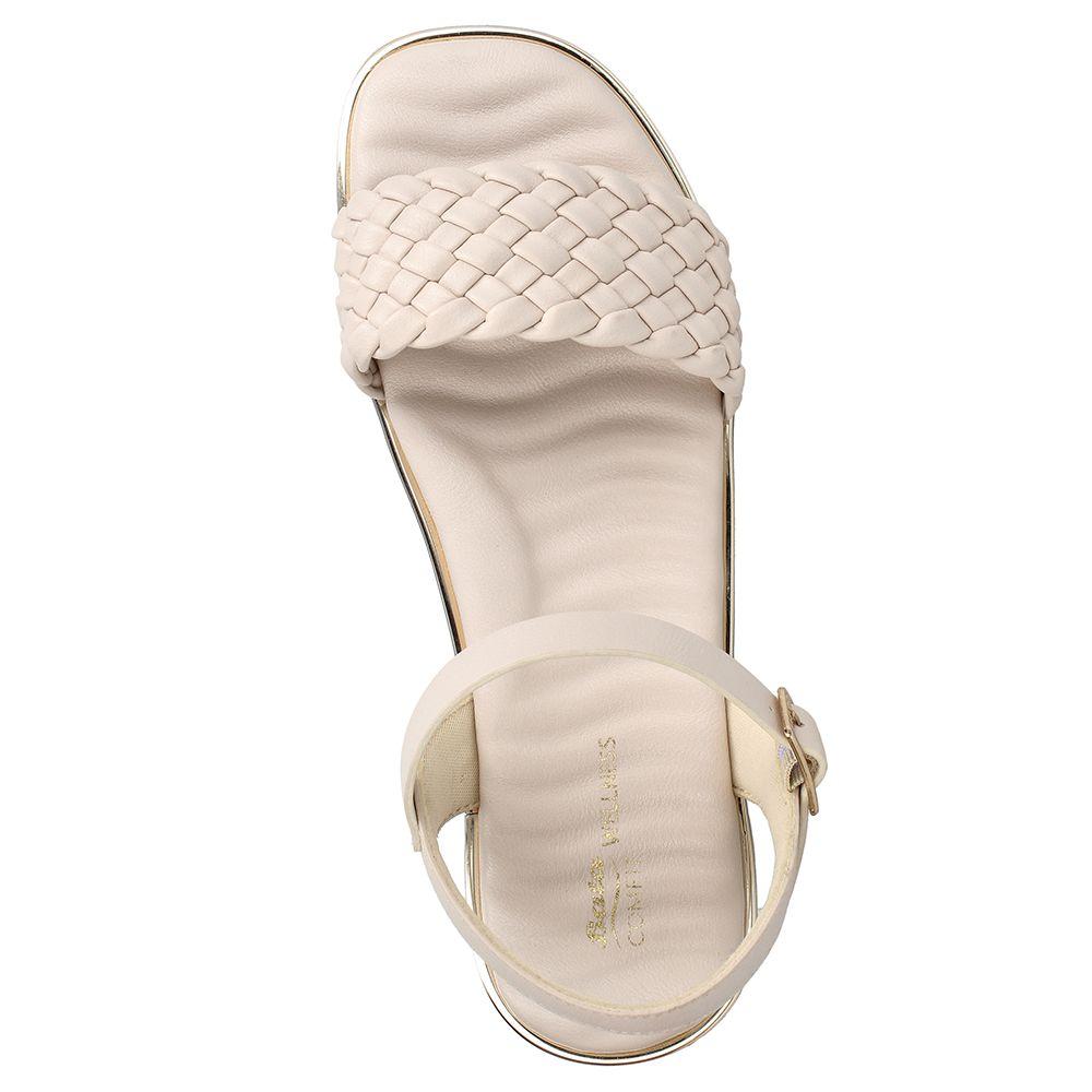 Sandalia Mujer Bata Megan Blanco-5