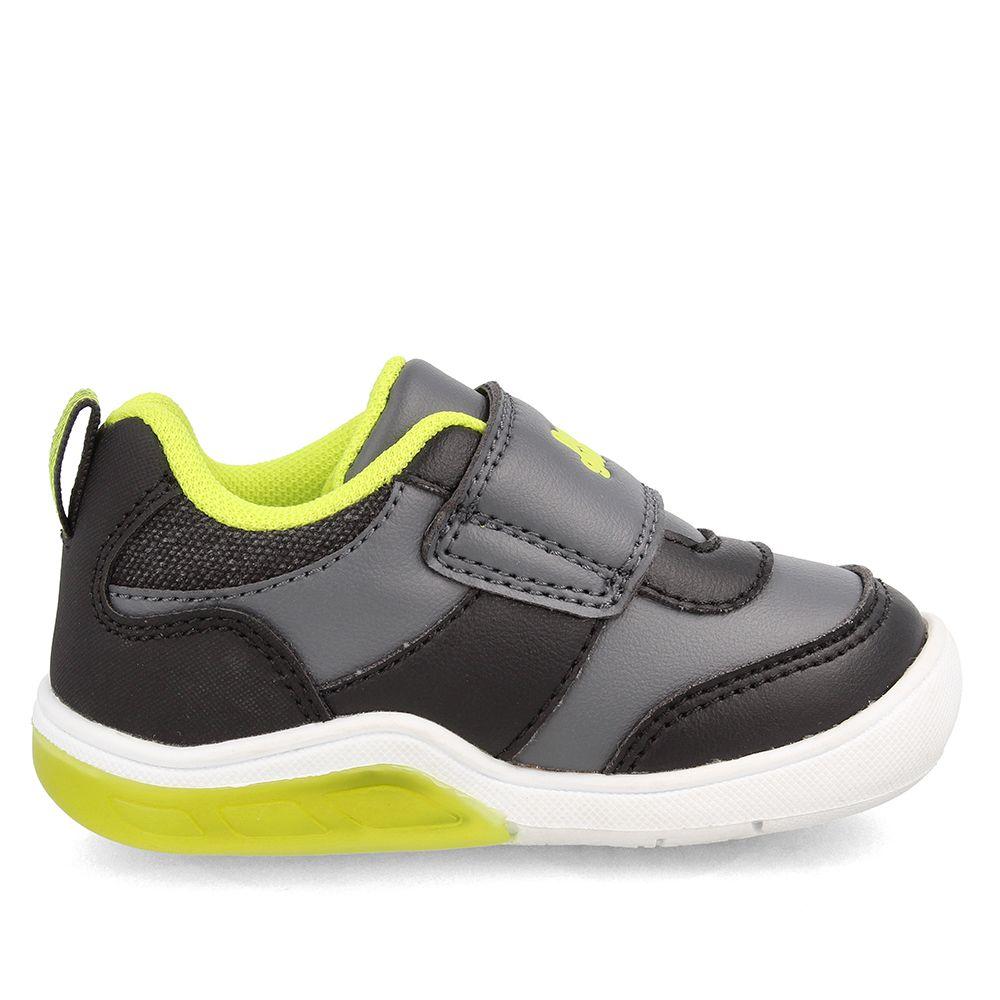 Zapatilla Niño Luces Bubblegummers Tokio Negro-4