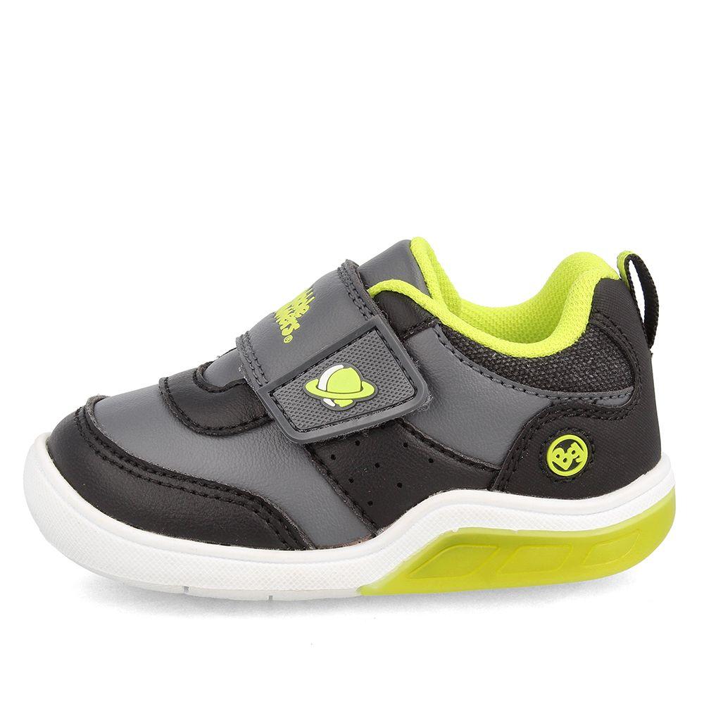 Zapatilla Niño Luces Bubblegummers Tokio Negro-4
