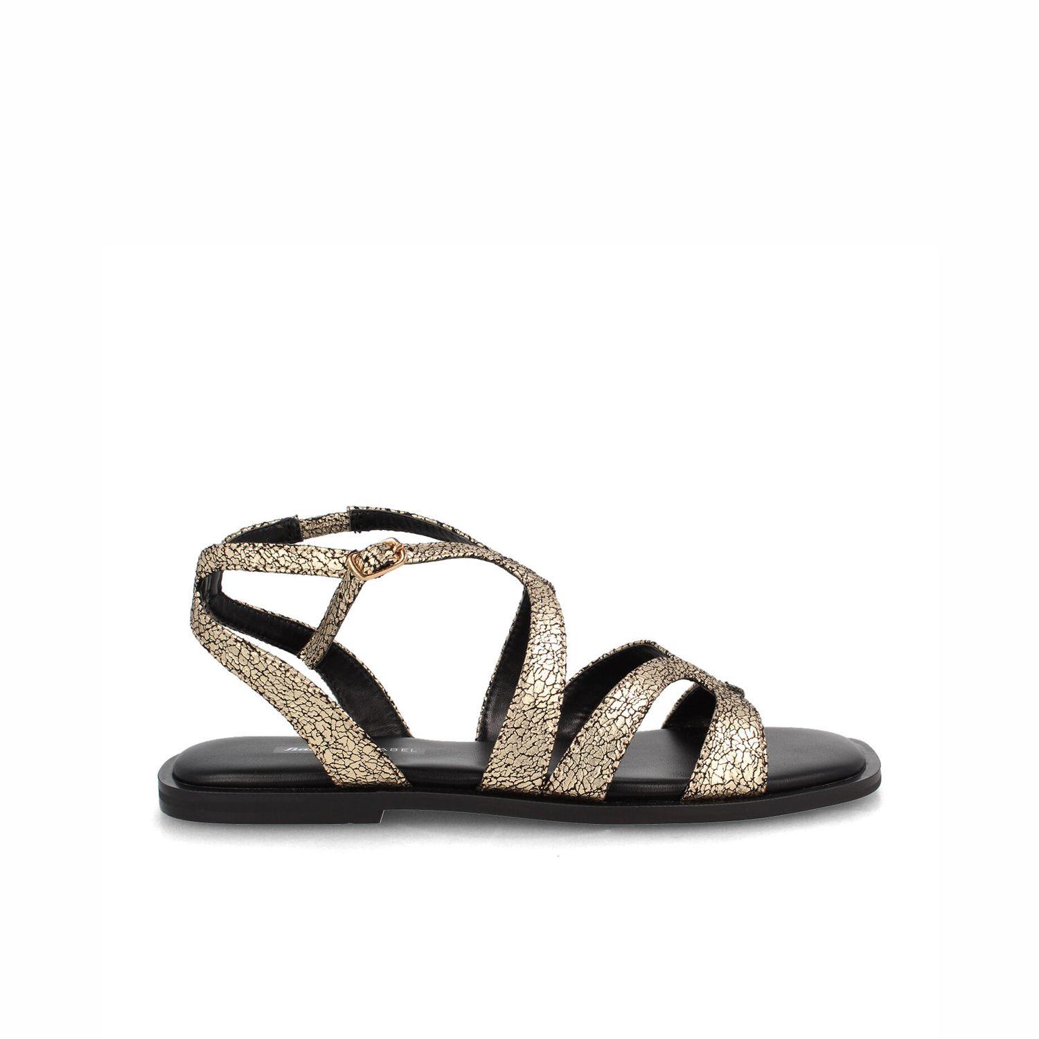 Sandalia Mujer Bata Taylor Dorado-0