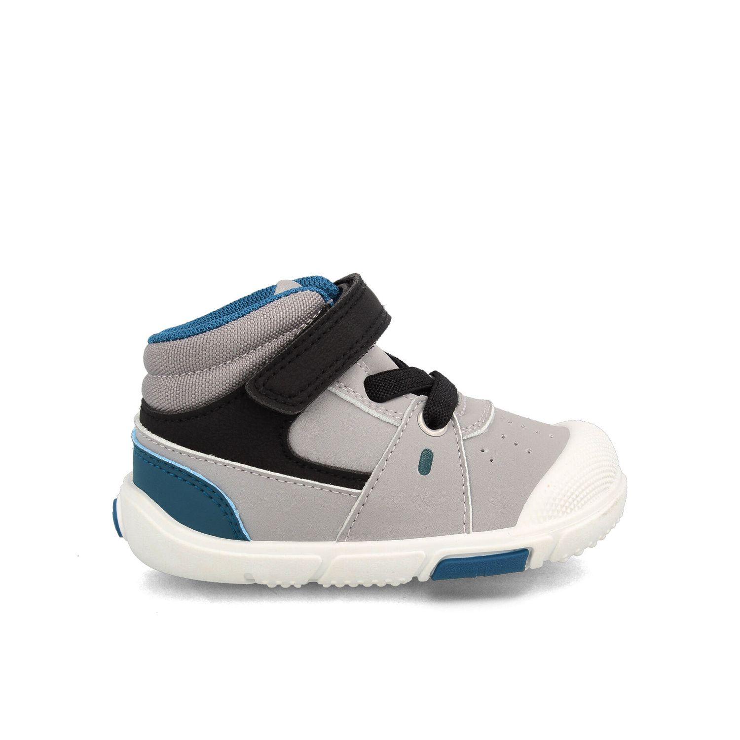 Botín Niño Bubblegummers Echo Gris-Azul-0