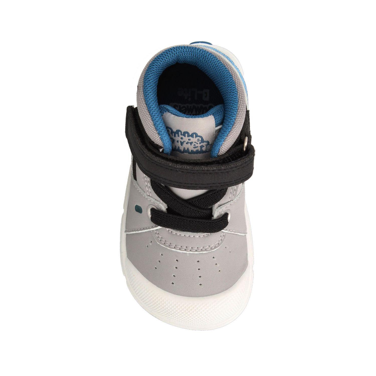 Botín Niño Bubblegummers Echo Gris-Azul-3