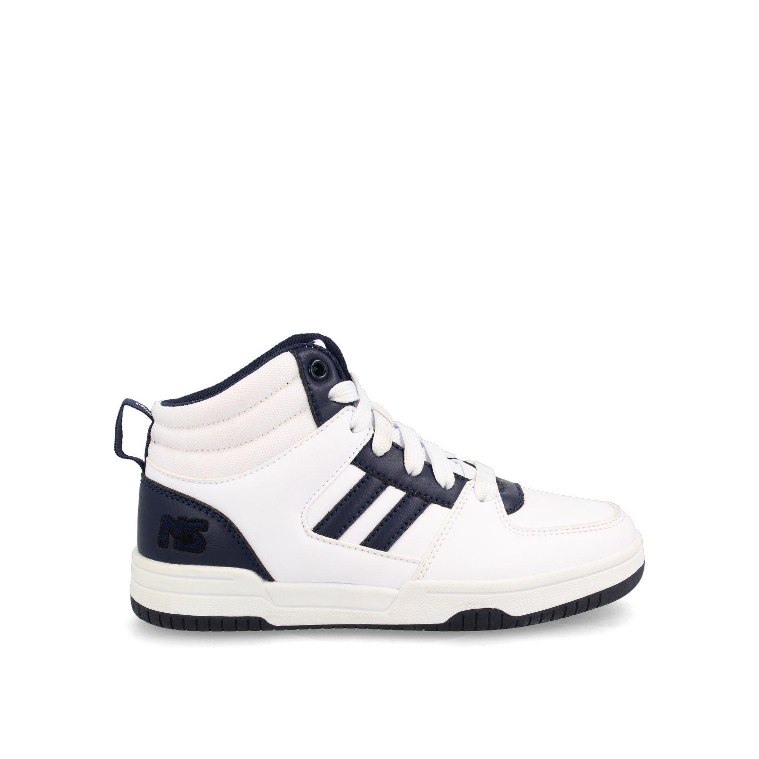 Zapatilla Niño North Star Hem Blanco-Azul-1