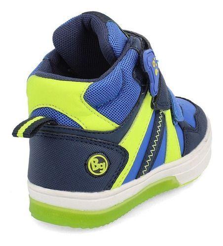BOTÍN BUBBLEGUMMERS NEON NIÑO AZUL-3
