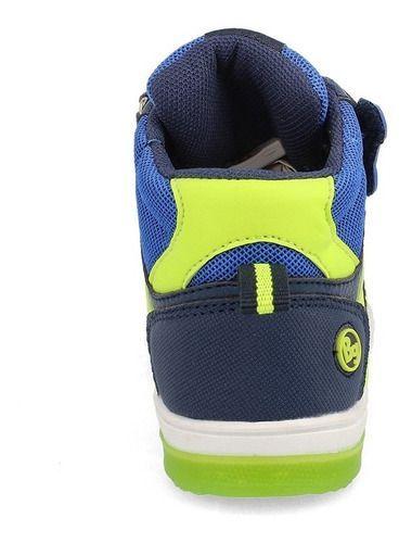 BOTÍN BUBBLEGUMMERS NEON NIÑO AZUL-2