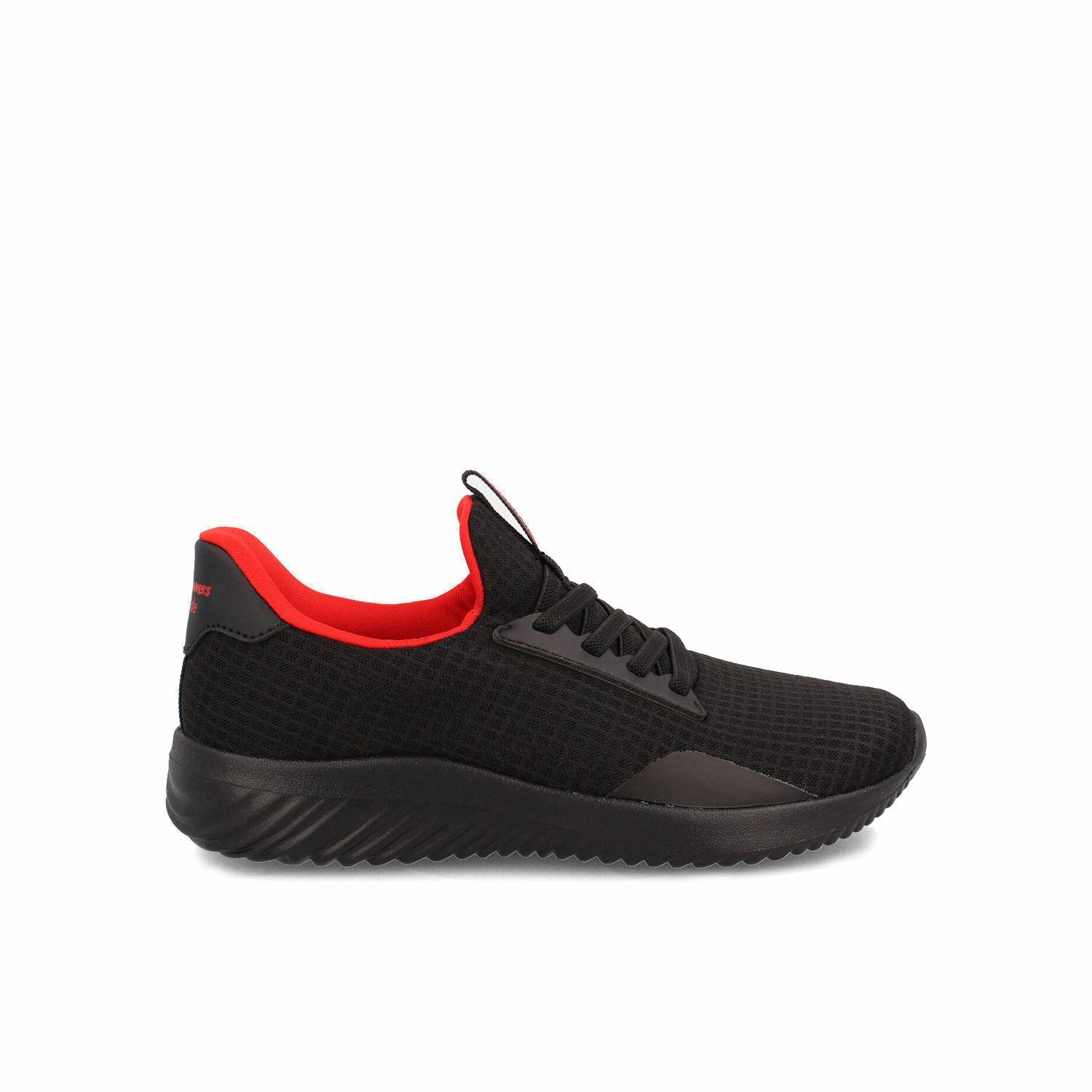 Zapatilla Niño Bubblegummers Cool Negro - Rojo-0