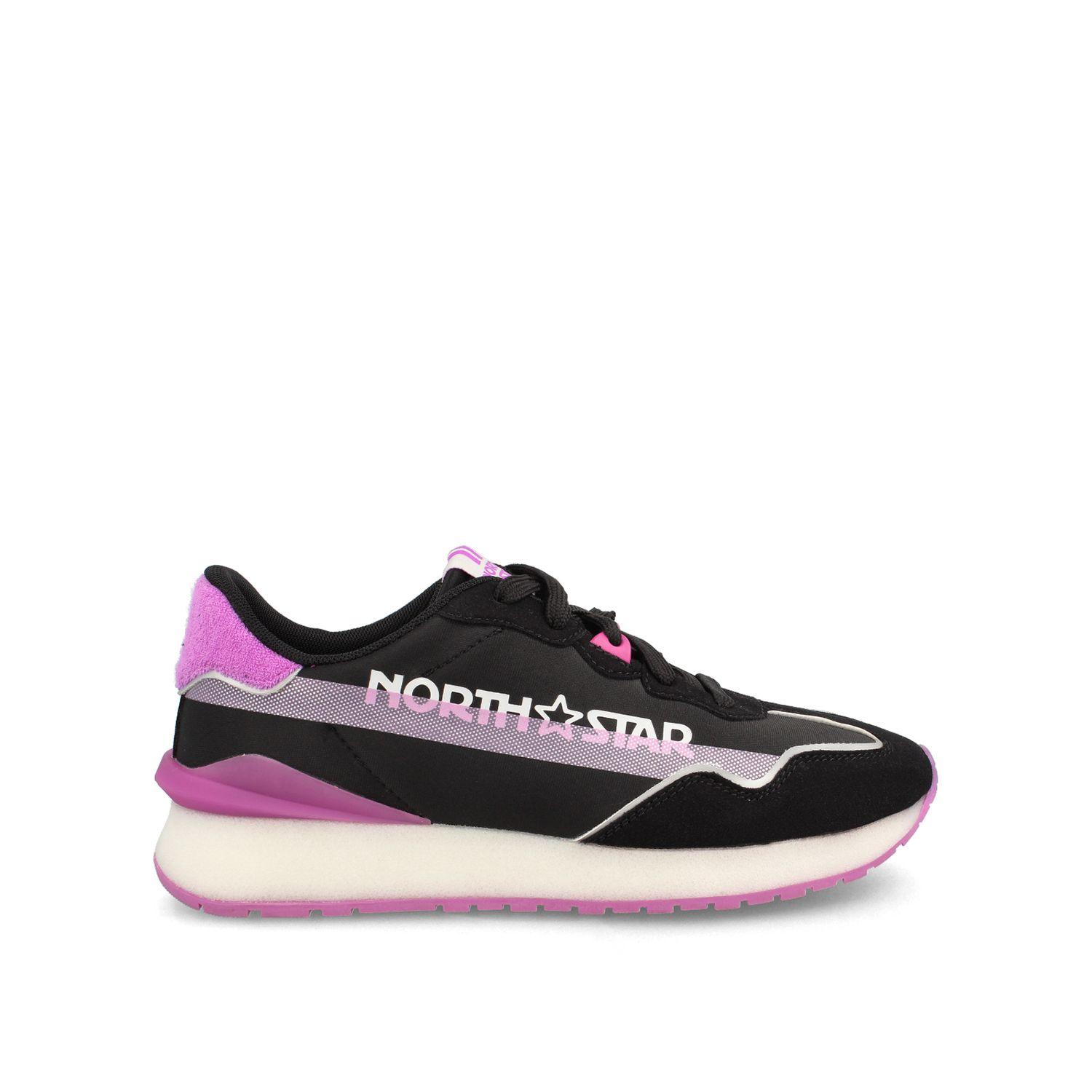 Zapatilla Mujer North Star Retro Nova 500 Negro-1