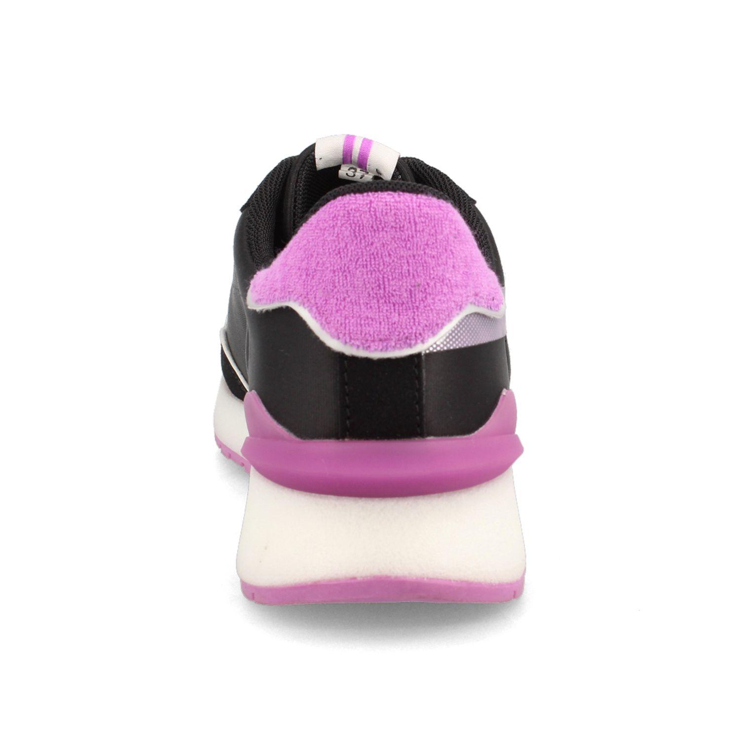 Zapatilla Mujer North Star Retro Nova 500 Negro-2
